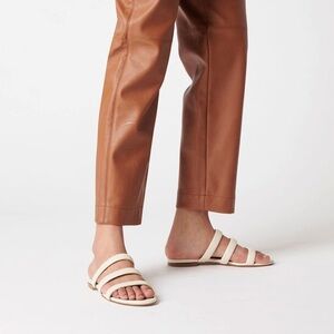 Aeyde cream leather Chrissy sandals